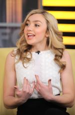 PEYTON LIST at Good Day New York in New York 02/18/2016