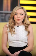 PEYTON LIST at Good Day New York in New York 02/18/2016