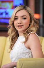 PEYTON LIST at Good Day New York in New York 02/18/2016