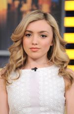 PEYTON LIST at Good Day New York in New York 02/18/2016