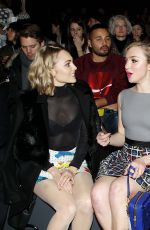 PEYTON LIST at Jeremy Scott Fall 2016 Fashion Show at New York Fashion Week 02/15/2016