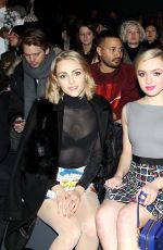 PEYTON LIST at Jeremy Scott Fall 2016 Fashion Show at New York Fashion Week 02/15/2016