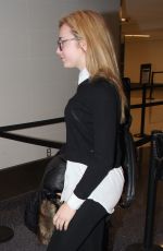 PEYTON LIST at LAX Airport in Los Angeles 02/23/2016