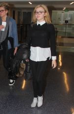PEYTON LIST at LAX Airport in Los Angeles 02/23/2016