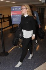 PEYTON LIST at LAX Airport in Los Angeles 02/23/2016