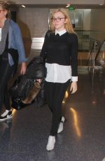 PEYTON LIST at LAX Airport in Los Angeles 02/23/2016
