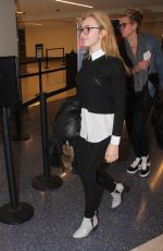 PEYTON LIST at LAX Airport in Los Angeles 02/23/2016