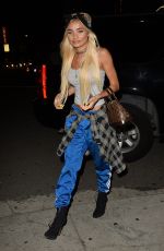 PIA MIA PEREZ at Nice Guy in West Hollywood 02/22/2016