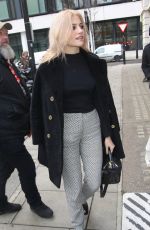 PIXIE LOTT Arrives at BBC Radio 2 Studios in London 02/05/2016