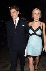 PIXIE LOTT Leaves LFW Gala at Billingsgate Market in London 02/21/2016