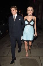 PIXIE LOTT Leaves LFW Gala at Billingsgate Market in London 02/21/2016
