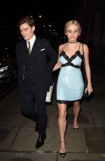 PIXIE LOTT Leaves LFW Gala at Billingsgate Market in London 02/21/2016