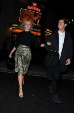 PIXIE LOTT Leaves The Playhouse Theatre in London 02/062016