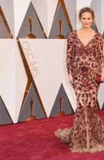 Pregnant CHRISSY TEIGEN at 88th Annual Academy Awards in Hollywood 02/28/2016