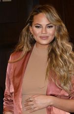 Pregnant CHRISSY TEIGEN Promotes Her New Book 