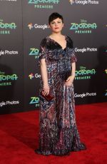 Pregnant GINNIFER GOODWIN at Zootopia Premiere in Hollywood 02/17/2016