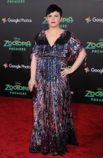 Pregnant GINNIFER GOODWIN at Zootopia Premiere in Hollywood 02/17/2016