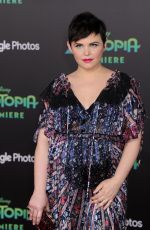 Pregnant GINNIFER GOODWIN at Zootopia Premiere in Hollywood 02/17/2016