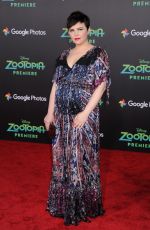 Pregnant GINNIFER GOODWIN at Zootopia Premiere in Hollywood 02/17/2016