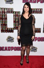 Pregnant MORENA BACCARIN at Deadpool Fan Event in New York 02/08/2016