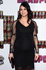 Pregnant MORENA BACCARIN at Deadpool Fan Event in New York 02/08/2016