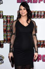 Pregnant MORENA BACCARIN at Deadpool Fan Event in New York 02/08/2016