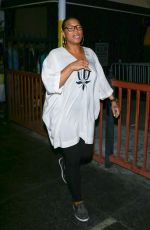 QUEEN LATIFA Arrives at Avalon Nightclub in Hollywood 02/11/2016