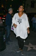 QUEEN LATIFA Arrives at Avalon Nightclub in Hollywood 02/11/2016
