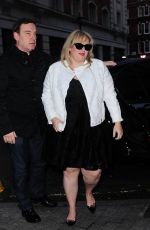 REBEL WILSON Arrives at BBC Radio 1 in London 02/10/2016