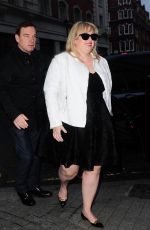 REBEL WILSON Arrives at BBC Radio 1 in London 02/10/2016
