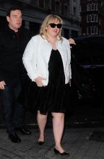 REBEL WILSON Arrives at BBC Radio 1 in London 02/10/2016