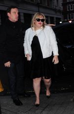 REBEL WILSON Arrives at BBC Radio 1 in London 02/10/2016