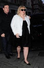 REBEL WILSON Arrives at BBC Radio 1 in London 02/10/2016