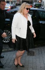 REBEL WILSON Arrives at BBC Radio 1 in London 02/10/2016