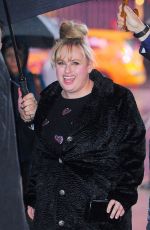 REBEL WILSON Arrives at Good Morning America in New York 02/03/2016