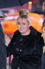 REBEL WILSON Arrives at Good Morning America in New York 02/03/2016