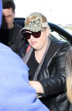 REBEL WILSON at Los Angeles International Airport 02/01/2016