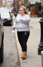 REBEL WILSON Out in New York 02/04/2016
