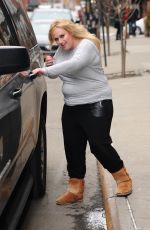 REBEL WILSON Out in New York 02/04/2016