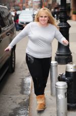 REBEL WILSON Out in New York 02/04/2016