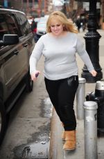 REBEL WILSON Out in New York 02/04/2016