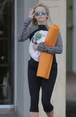 REESE WITHERSPOON in Leggings Leaves Yoga Class in Brentwood 02/18/2016 