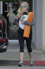 REESE WITHERSPOON in Leggings Leaves Yoga Class in Brentwood 02/18/2016 