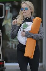 REESE WITHERSPOON in Leggings Leaves Yoga Class in Brentwood 02/18/2016 