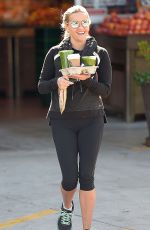 REESE WITHERSPOON in Leggings Out and About in Los Angeles 02/20/2016
