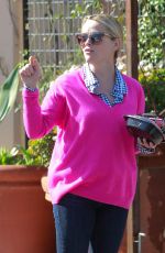 REESE WITHERSPOON Out and About in Los Angeles 02/19/2016
