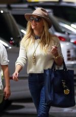 REESE WITHERSPOON Out at Toscana in Brentwood 02/05/2016