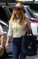 REESE WITHERSPOON Out at Toscana in Brentwood 02/05/2016