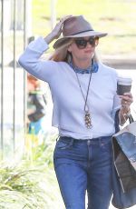 REESE WITHERSPOON Out at Toscana in Brentwood 02/05/2016