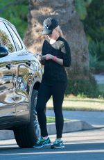 REESE WITHERSPOON Out Jogging in Los Angeles 02/10/2016